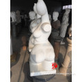 High Quality White Stone Abstract Female Statue